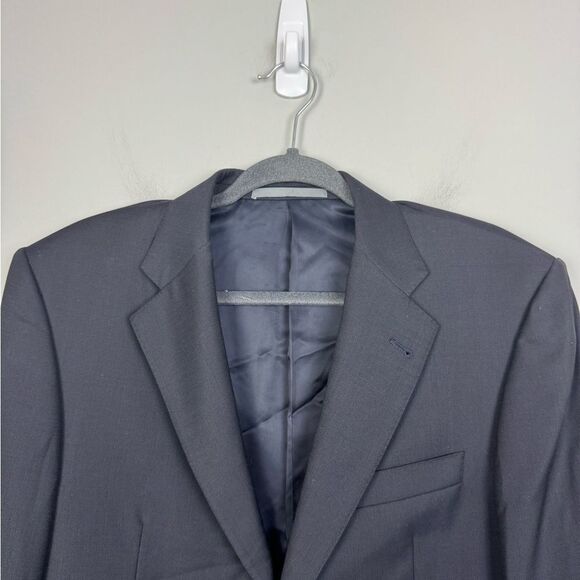 BURBERRY | Dark Blue 100% Wool Blazer Sport Coat Men’s Size 40 Regular UK - Picture 3 of 9